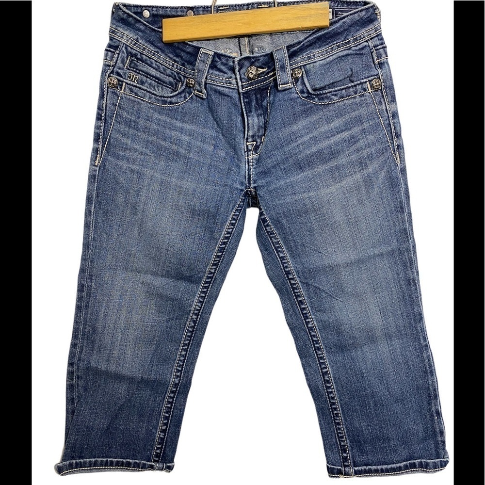 Miss Me jeans pants blue cropped in size 28. U-03